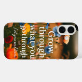 "Rise & Shine" Motiverende Quote iPhone Hoesje (Achterkant (horizontaal))