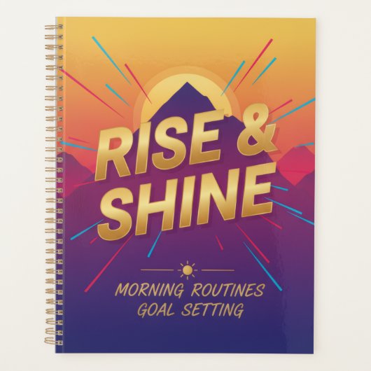 Rise & Shine Planner (Voorkant)