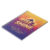 Rise & Shine Planner Notitieboek (Linkerzijde)