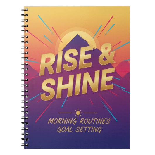Rise & Shine Planner Notitieboek (Voorkant)