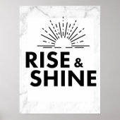 Rise & Shine. Wall Art. Poster (Voorkant)