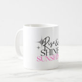 Rise & Shine Zonneschijn Koffiemok (Voorkant links)