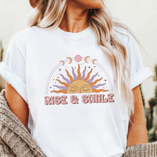 Rise & Smile Retro Boho Zon Tri-Blend Shirt