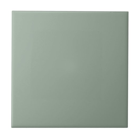 Rise & Smooth Sage Groene Muur | Antique Square Tegeltje (Voorkant)