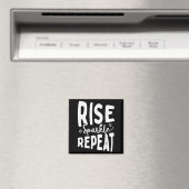 Rise Sparkle Repeat - Sitive Mindset Motivational  Magneet (Insitu (Vaatwasser))