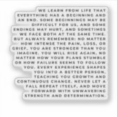 Rise Stronger – Motivational Life Quote Sticker (Voorkant)
