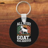 Rise The Fantasy Football Goat Has Arrived Footbal Sleutelhanger (Voorkant)