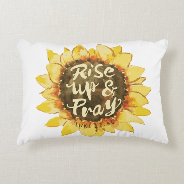 Rise Up And Pray - Luke 22:46 Accent Kussen (Voorkant)