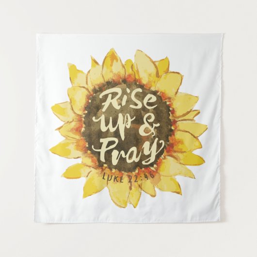 Rise Up And Pray - Luke 22:46 Wandkleed (Voorkant)
