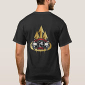 Rise Up – Drie pijlen omhoog Minimaal T-shirt (Achterkant)