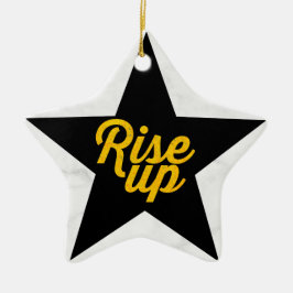 Rise Up Hamilton Keramisch Ornament