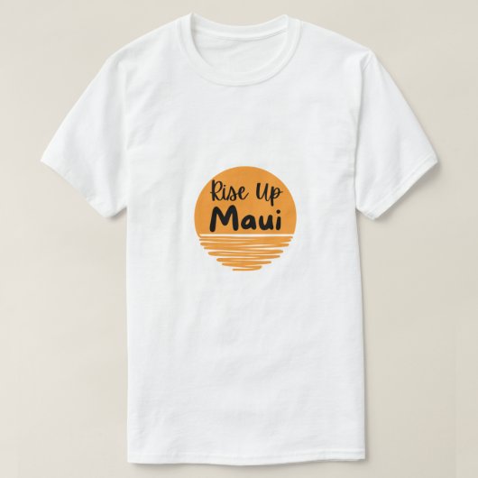 Rise Up Maui Sunrise T-shirt (Design voorkant)