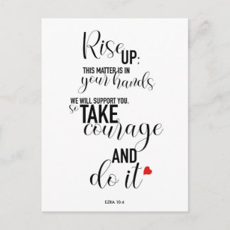 "Rise Up" Quote Briefkaart Long Version