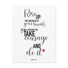 "Rise Up" Quote Briefkaart Long Version