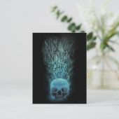 "Rise Up" Skull & Smoke Graphic Briefkaart (Staand voorkant)