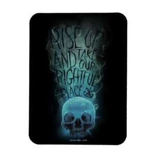 "Rise Up" Skull & Smoke Graphic Magneet