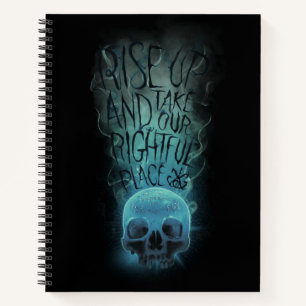 "Rise Up" Skull & Smoke Graphic Notitieboek