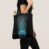 "Rise Up" Skull & Smoke Graphic Tote Bag (Dichtbij)