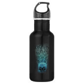 "Rise Up" Skull & Smoke Graphic Waterfles (Voorkant)