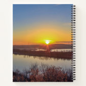 Rise With Ease Gouden Rivier  Notitieboek (Achterkant)