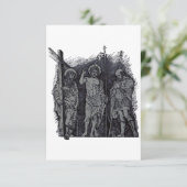 Risen Christ with Andrew and Longinus Holy Card Bedankkaart (Staand voorkant)