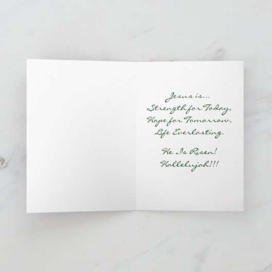 RISEN Easter Kaart (Binnen)