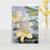 RISEN Easter Kaart (Gele Bloem)