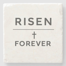 Risen + Forever Sticker  Stenen Onderzetter