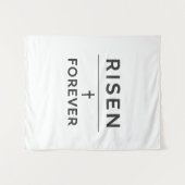 Risen + Forever Sticker Wandkleed (Voorkant (horizontaal))