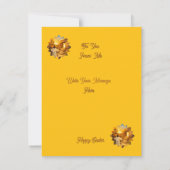 Risen Jesus Empty Tomb 3D Easter Flat Card (Achterkant)