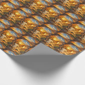 Risen Jesus Empty Tomb 3D Papercut Easter Gift Cadeaupapier (Hoek)