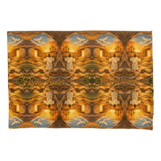 Risen Jesus Empty Tomb 3D Papercut Easter Kussensloop