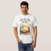 Risen Jesus Empty Tomb 3D Papercut Men’s Tee T-shirt (Voorkant volledig)