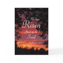 Risen Lord Sunrise Easter Kaart