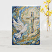 Risen Wings of Hope Easter Card Kaart (Gele Bloem)
