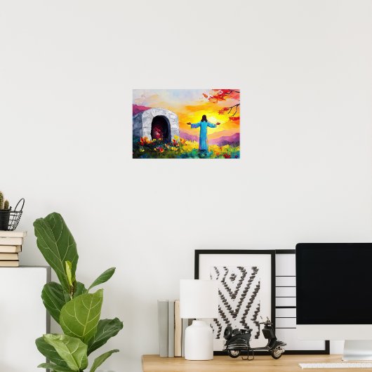 Risen with the Dawn Poster (Thuiskantoor)