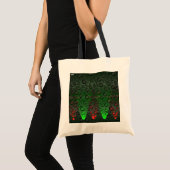 Risende bubbels Groen/Rode tas (Voorkant (product))