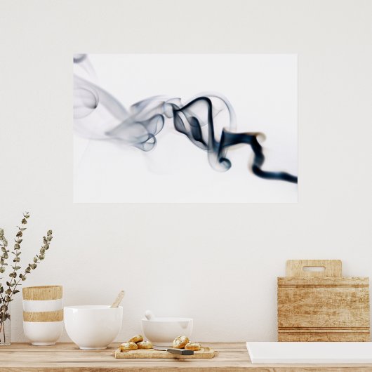 Risende rook poster (Keuken)