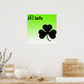 Rish Shamrock Poster (Keuken)