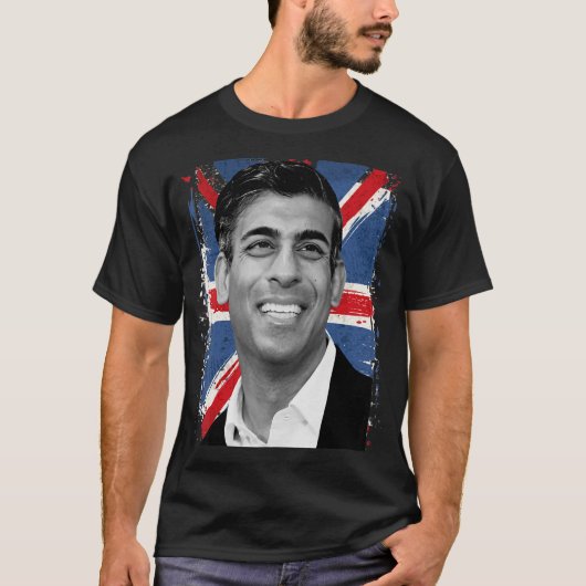 Rishi Sunak - Brits premier, conservatief T-shirt (Voorkant)