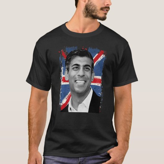 Rishi Sunak Britse premier Conservative L T-shirt (Voorkant)