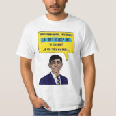Rishi sunak citeert t-shirt (Voorkant)