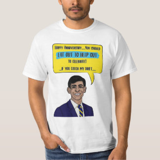 Rishi sunak citeert t-shirt