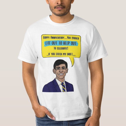 Rishi sunak citeert t-shirt (Voorkant)
