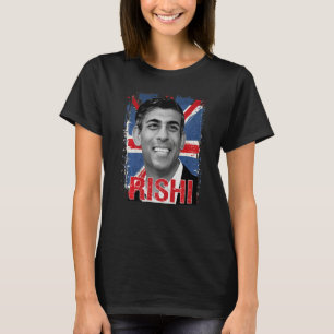 Rishi Sunak Conservatieve Britse premier BW T-shirt