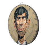 Rishi Sunak Dartboard Dartbord (Voorkant Rechts)