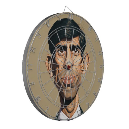 Rishi Sunak Dartboard Dartbord (Voorkant Links)