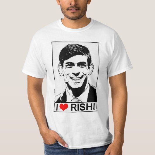 Rishi sunak retro t-shirt (Voorkant)