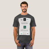 Risico. Beloning. Herhaal. – Pro Trader T-shirt (Voorkant volledig)