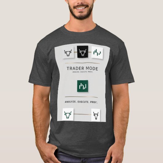 Risico. Beloning. Herhaal. – Pro Trader T-shirt (Voorkant)